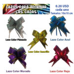 10×10-LAZOS-DE-COLORES-BRILLANTES-PARA-LAS-CAJAS-PARA-REGALOS