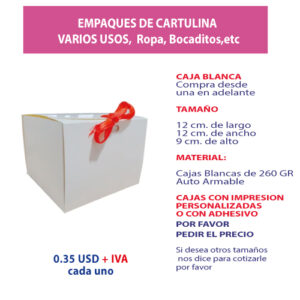 1.85 Caja Blanca 8.5*8.5*8.5