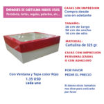 26x26x10-CAJA-BLANCA-CON-VENTANA-Y-TAPA-COLOR-ROJO