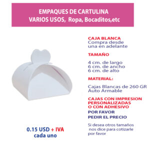 1.83 Caja blanco 4*6*6
