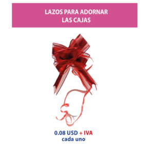 2.21 Lazos pequeños para adornar la caja