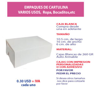 3.53 Caja 1035*16*6 blanca sin ventana