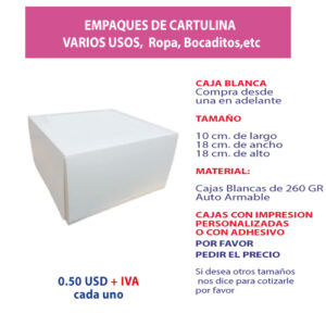 2.46 Caja 10*18*18 sin ventana