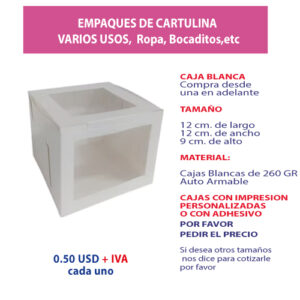 2.51 Caja 12*12*9 con ventana