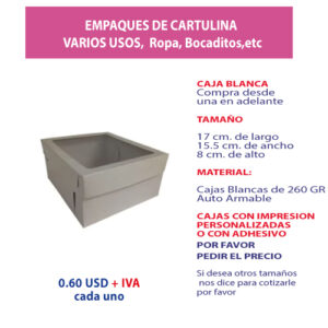 2.86 Caja 17*15.5*8 encerada con ventana