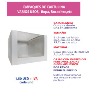 2.27 Caja en blanco 21.5*26.5*15.7