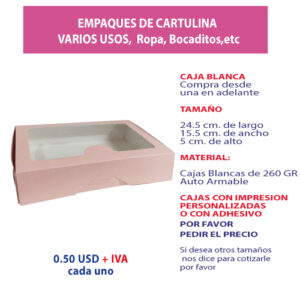 4.05 Caja 24.5*15.5*5 impresion generica con ventana