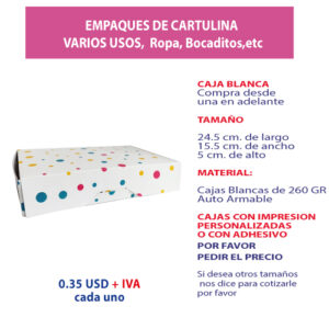 3.97 Caja 24.5*15.5*5 impresión genérica sin ventana