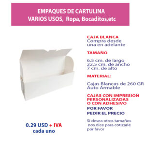 3.13 Caja 6.5*22.5*7 sin ventana