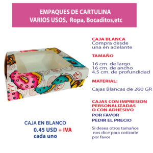 4.48 16*16*4.5 impresión genérica con ventana